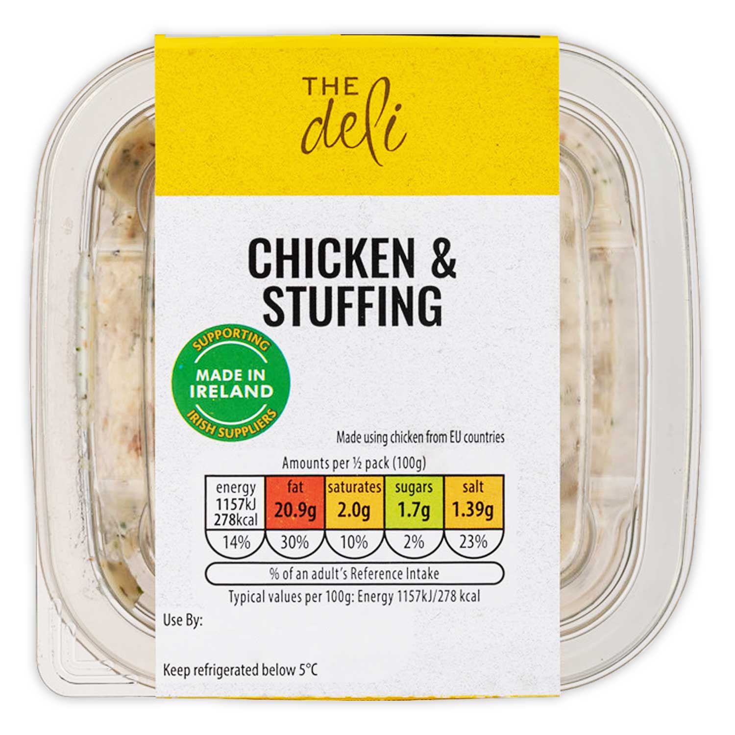 Chicken & Stuffing Salad 210g The Deli